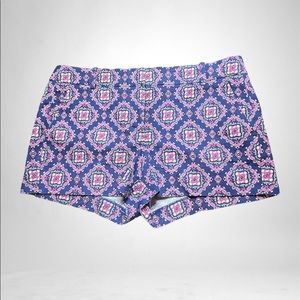 J crew printed shorts size 8